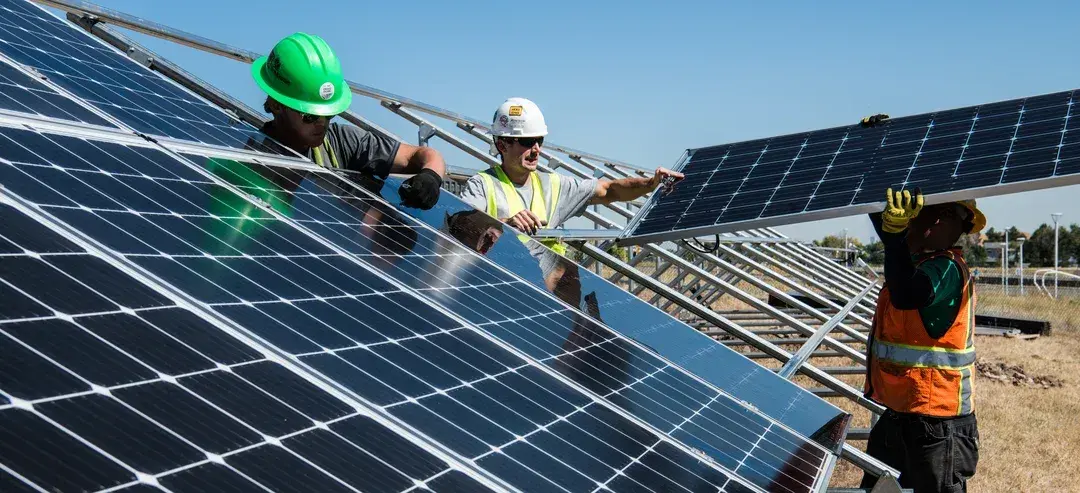 Foto von Solarpanels
